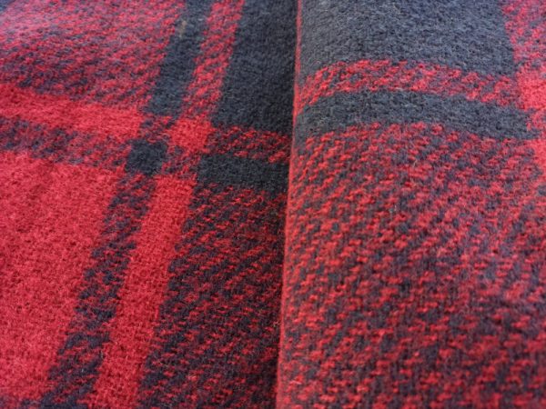 Hw1569 100% Polyester Fake Wool Knitted Fabric