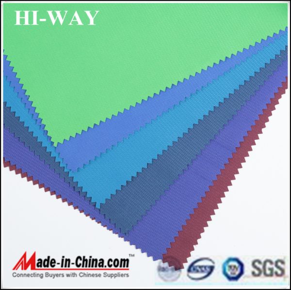 Hwpb930 100% Polyester Dobby Pongee Fabric with Tricot Bonded